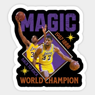 Magic Back To Back Champions Sticker